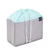 keeeper nea frugt- og grøntsagsposer, 9 liter, grå/aquamarine, snørelukning, foldbar, fødevaregodkendt, 1 stk. 1229562400000