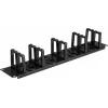 Renkforce RF-7116968 19 inch rack-kabelstyringspanel 2U 360° drejelige kabelholdere sort