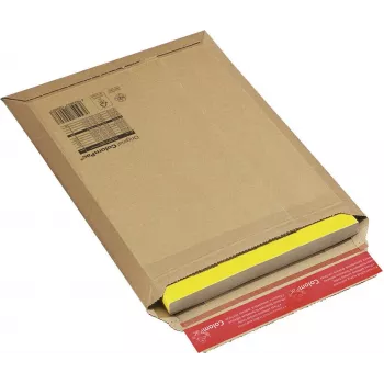 Colompac CP010.06 brun forsendelseskuvert af kraftpapir, selvklæbende, 250 x 180 mm, 20-pak CP010.06.020