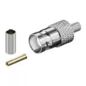 Wentronic Goobay BNC-crimpkobling til RG 58/U-kabel med guldstift 11357