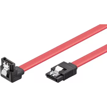 Wentronic 93116 SATA III-kabel 0,5m rød, 6Gbps med låseklips