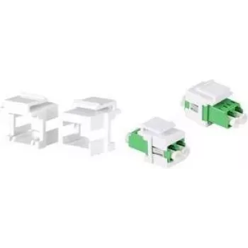 LogiLink NK0092 keystone-holdere til LC-duplex / SC-simplex koblinger uden flange, 100 stk