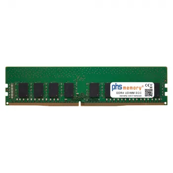 PHS-memory 8GB DDR4 ECC UDIMM 2400MHz PC4-19200E server-RAM til Aquado Silent Server 4U-E3-RC-V6 SP579238