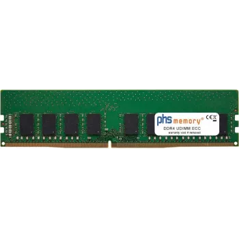 PHS-memory 16GB DDR4 UDIMM ECC 2666MHz PC4-21300E serverhukommelse til MSI MS-98E2-C236 SP571880