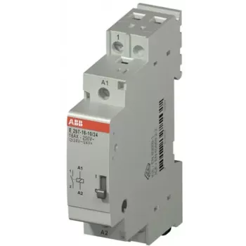 ABB E297-16-10/24 installationsrelæ 16A 1NO 24V AC/DC-spole DIN-skinne 2TAZ311000R2041