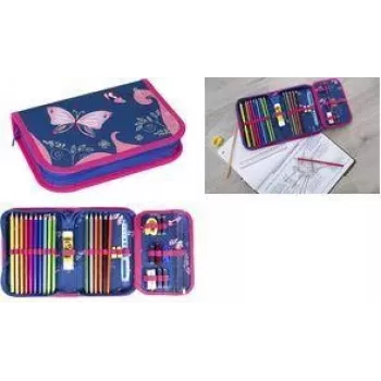 Faber-Castell Eberhard Faber Butterfly penalhus 32 dele polyester 577471