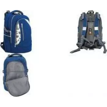 Faber-Castell Eberhard Faber X-Style skoletaske, Denim Blue, 28 L, til børn og unge 9-16 år, polyester 577636