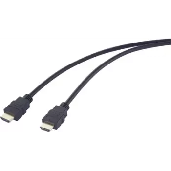 SpeaKa Professional HDMI-kabel HDMI-A han til han 3,00 m sort 4K UHD SP-12816084