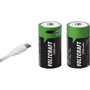 VOLTCRAFT Baby (C) Li-Ion batteri 2500 mAh 1,5 V 2-pak (VC-17275575)