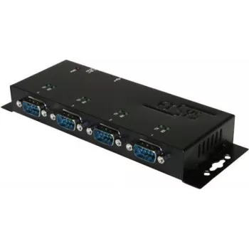 EXSYS EX-1334HMV-2 4-port USB 2.0 til RS-232 seriel adapter med metalhus