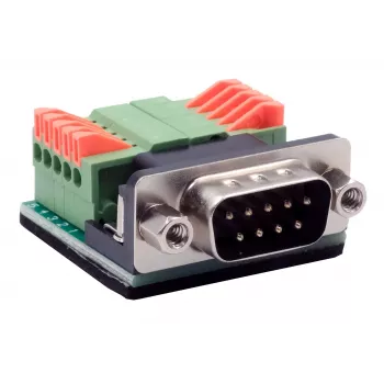 EXSYS EX-49000 serielt adapterkabel D-SUB 9-polet han til 10-polet skrueklemme, 30 cm