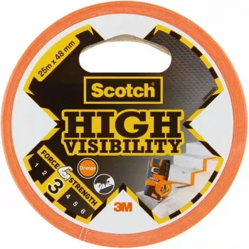 3M Scotch højreflekterende tape orange 48 mm x 25 m, 6 ruller 7100205301