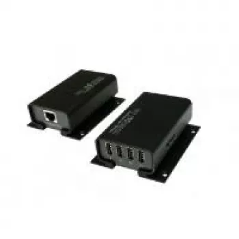 EXSYS EX-1444 4-port USB 2.0 Cat.5/6 extender, op til 100 m