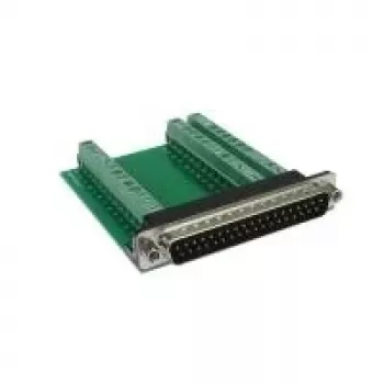 EXSYS EX-49035 D-SUB 37-polet stik til 39-polet skrueklemrække adapter, grøn/sølv