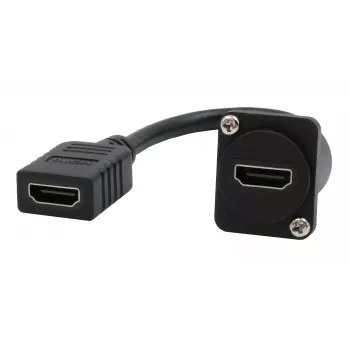 EXSYS EX-49163 D-type HDMI-kabeladapter, hun til hun, 20 cm