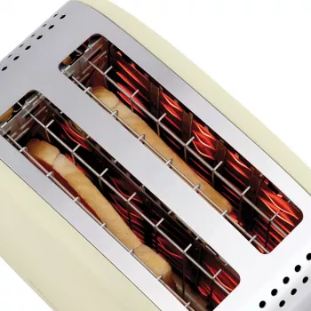 Russell Hobbs 26551-56 2-skives toaster, ekstra brede ristningsåbninger, optønings- og opvarmningsfunktion