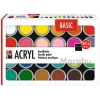 Marabu Acrylic Paint Set BASIC, 24 x 18 ml, High Pigmentation, Very High Lightfastness 1210000000215