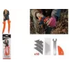 Bradas V-SERIES multifunktions-havesaks med udskifteligt amboltblad, orange, 1 stk. (KT-V1)