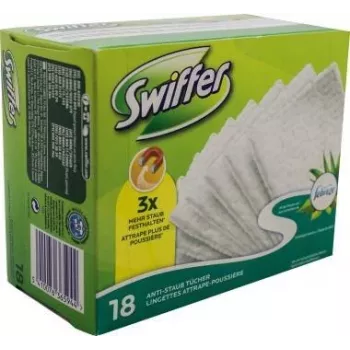Swiffer tørreviskestykker genopfyldningspakke 18 stk. med Febreze-duft