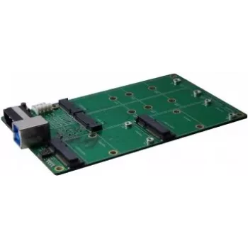 EXSYS EX-3673 USB 3.2 Gen 2x1 til M.2 og mSATA adapterkort med USB Type-B hunstik