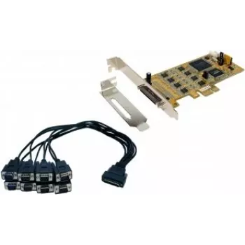 EXSYS EX-45368 PCIe 8-Port RS-232/422/485 Serial Card incl. Low Profile Bracket (SystemBase)