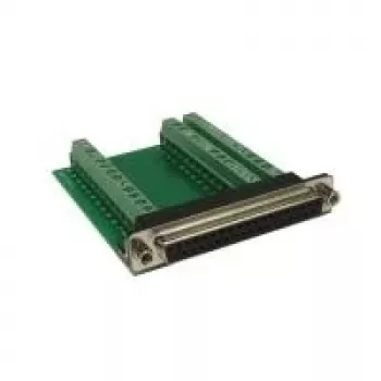 EXSYS EX-49040 D-SUB 37-pin stik til skrueklemblok adapter, grøn/sølv