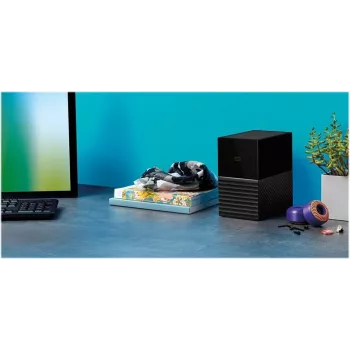 Western Digital My Book Duo 28TB ekstern harddisk RAID USB-C sort WDBFBE0280JBK