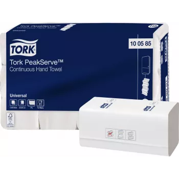 TORK PeakServe® Continuous™ Håndklæde H5 Interfold, 1-lags, hvid, 4920 stk. (100585)