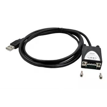 EXSYS EX-1311-2IS USB 2.0 to RS-232 Serial Adapter with FTDI FT232RL Chipset, 921.6 Kbps, DB9 Male, 0.8 m Cable