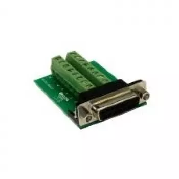 EXSYS EX-49015 D-SUB 15-polet han til 16-polet skrueterminalblok adapter, grøn/sølv