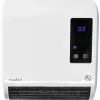 Nedis HTBA20WT keramisk varmeblæser 1500 W hvid/grå til op til 20 m²