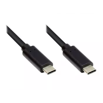EXSYS EX-K1585-0.5 USB-C til USB-C kabel 0,5m sort