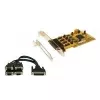 EXSYS EX-41384 PCI 4-Port RS-232 Serial Card with Low Profile Bracket