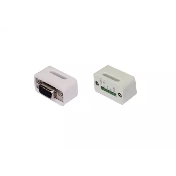 EXSYS EX-47995 9-pin D-SUB til 5-pin klemrække seriel adapter, hvid