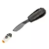 Bradas ES2611 hjulbørste, plasthåndtag, antracit, tykke bløde børster, 290 mm
