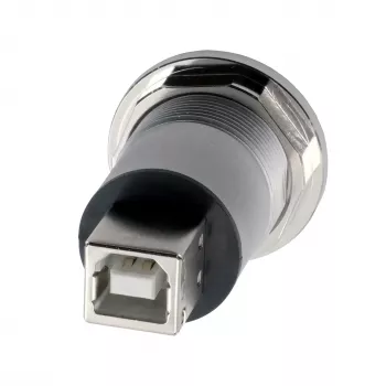 EXSYS EX-49192 metal USB 2.0 Type-B hun til hun indbygningsadapter