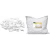 RAADHUIS pakkeflager, 25-liters pose, hvidt polystyren-fyldmateriale, S-formede polstringsflager til skrøbelige genstande (RD-351205)
