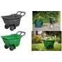 Bradas HANDY-GO have-trillebør 90 L grøn, 150 kg bæreevne, plastbalje, stålramme, luftdæk TQ-WB090GR