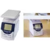 RAADHUIS RD-351143 Digital postvægt 500 g, 1 g inddeling, hvid/blå plast, tara, tænd/sluk, batteridrevet