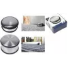 Kangaro K-11000 forkromet metal-dørstopper, 100 mm diameter, 45 mm højde, 1,25 kg
