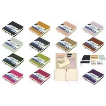 Kangaro Sketchbook, 80 Sheets, 120 x 120 mm, Violet PU Hardcover, Cream 140 gsm Paper, K-861203