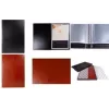 Multo Hannibal A4 præsentationsmappe, 20 lommer, cognac kunstlæder, Soft Touch MU-202044