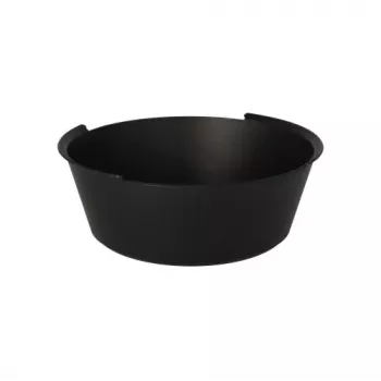 PAPSTAR Circulware flergangsskål, rund, 1200 ml, sort, polypropylen med 30% mineralske fyldstoffer, 1 stk. (97019)