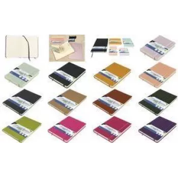 Kangaro K-861249 A4 Sketchbook, 80 Sheets, 140 gsm Cream Paper, Lime Green PU Hardcover