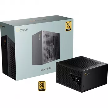 OCYPUS Iota P850 sort 850W 80 PLUS Gold fuldmodulær ATX 3.0 PCIe 5.0 strømforsyning