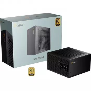 OCYPUS Iota P1200 1200W 80 PLUS Gold fuldmodulær ATX 3.0 strømforsyning - sort