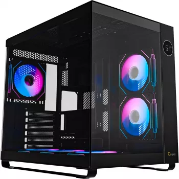 Ocypus Iota C70 ARGB sort panorama-glas mid-tower kabinet