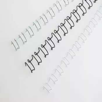 GBC MultiBind Binding Wire 14 mm 21 Loops A4 130 Sheets White 100 pcs for MultiBind 220, 230, 230E, 420 IB165481