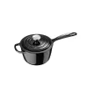 LE CREUSET støbejerns-saucepan 16 cm 1,5L sort