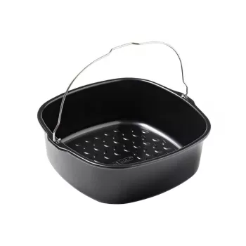 PYREX metalbageplade til airfryer 22x21x7,5 cm